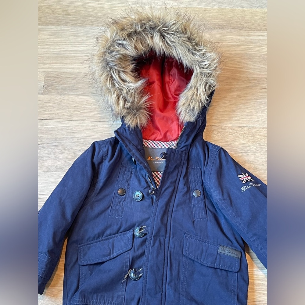 Ben Shearman Parka with Faux Fur Removable Trim